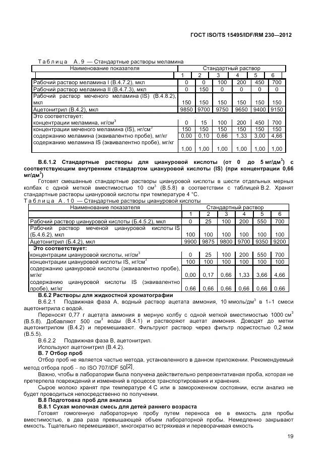 ГОСТ ISO/TS 15495/IDF/RM 230-2012, страница 25